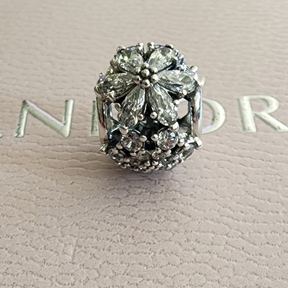 Pandora Sparkling Herbarium Cluster Round Charm - Picture 3 of 10